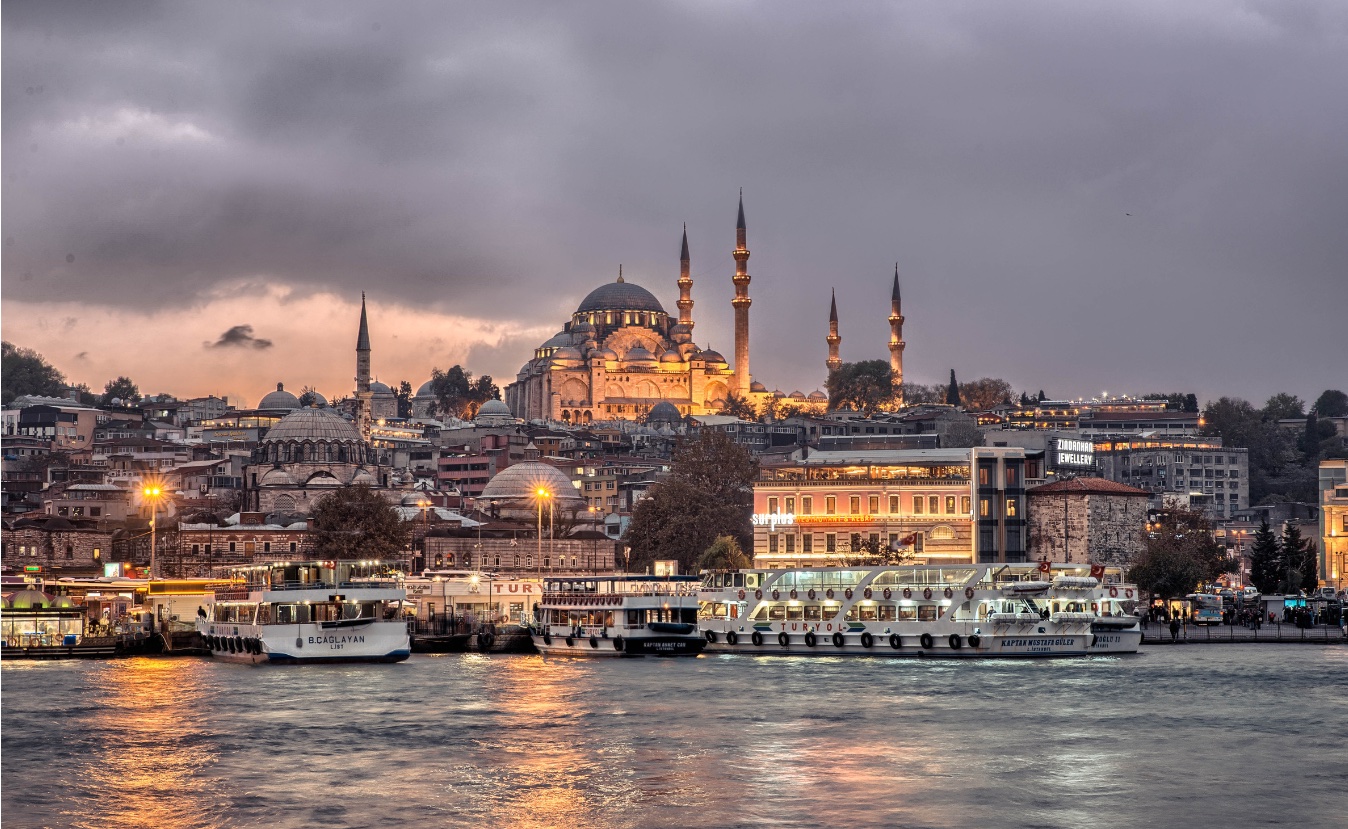 Istanbul Turkey from the water for ICANN81